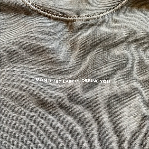 UNLABELED BY ANNA PETROSIAN sweatshirt in ash size XS - Picture 6 of 7